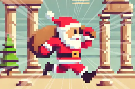 Retro Santa